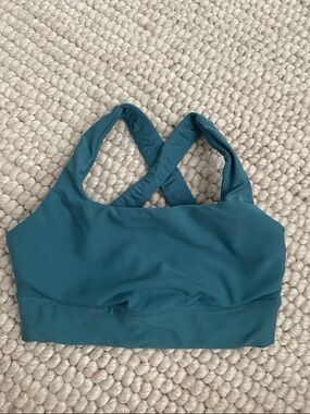 Abercrombie & Fitch Teal Crossback Sports Bra